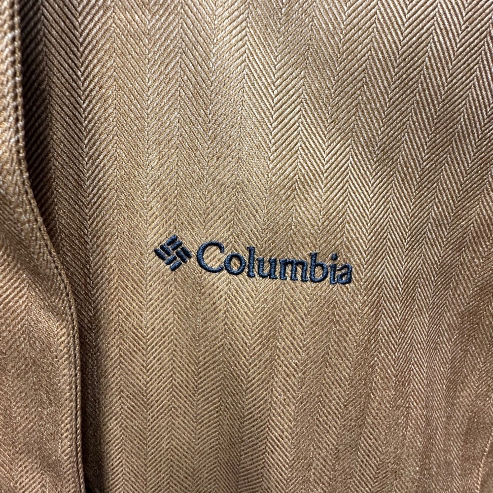 Columbia Portland Point Parka Womens Large Tan Omni-Heat Insulated Hooded Coat - Picture 9 of 14